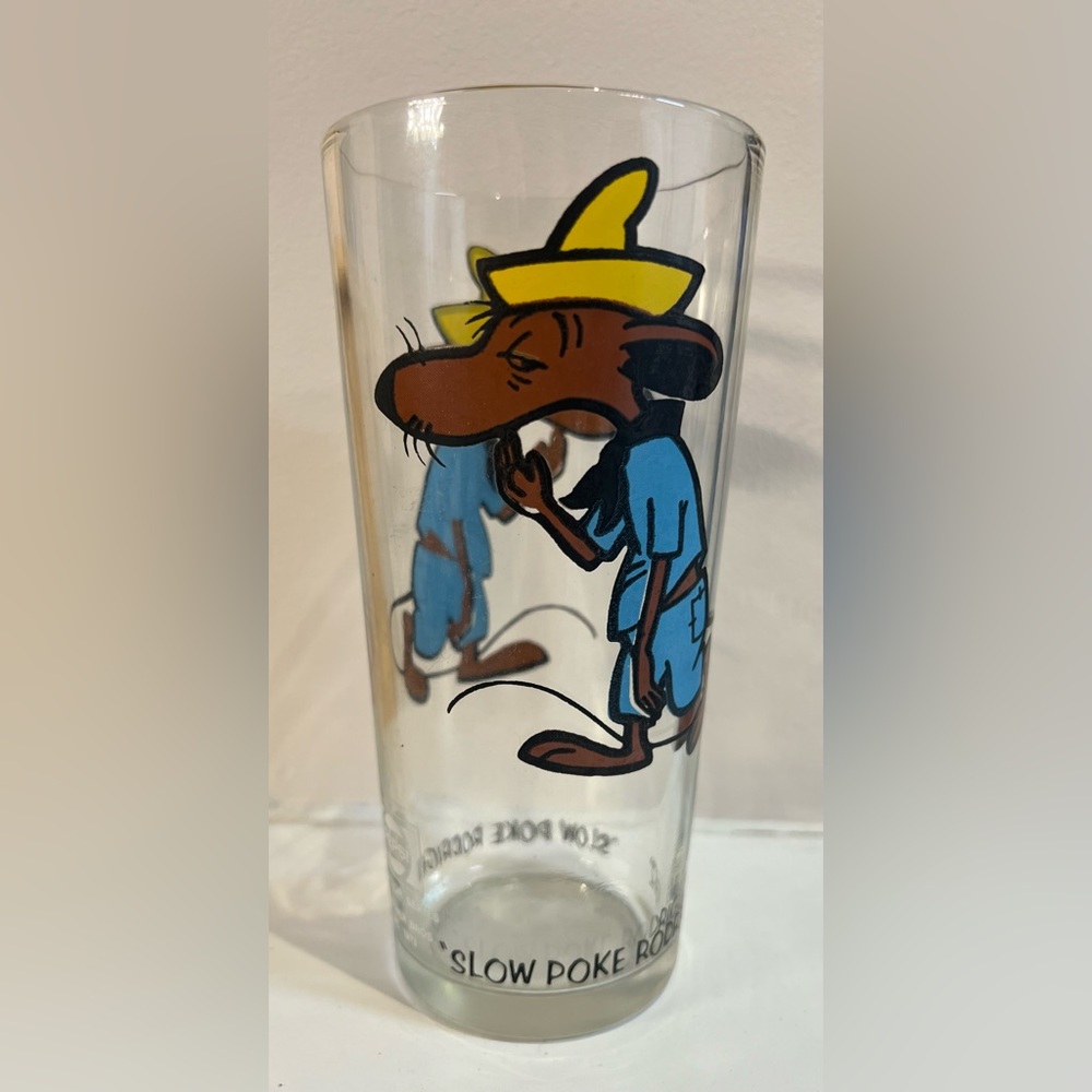 RARE 1973 Slow Poke Rodriguez Pepsi glass